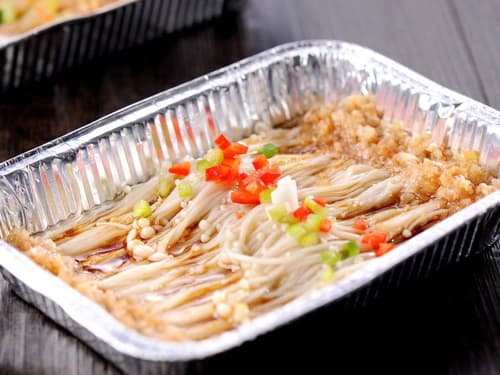 南召锡纸烤金针菇